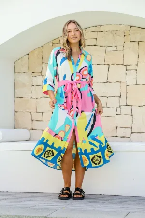101207 MULTI PRINT Dress