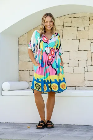 101411 MULTI PRINT Dress