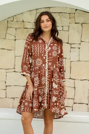 Ric -Rac Trim Dress
