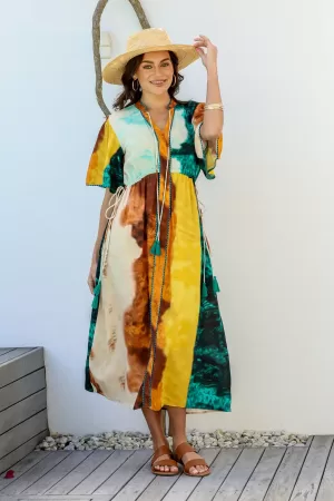 Piping Trim Dress